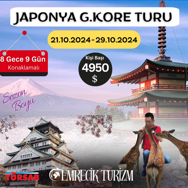 JAPONYA G.KORE TURU 2024 resmi