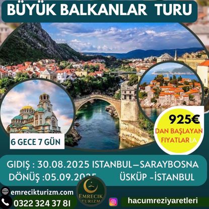 30 AĞUSTOS 2025  BÜYÜK   BALKAN TURU- THY ile ( SJJ- SKP ) resmi